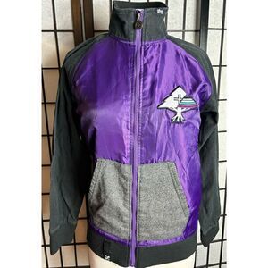 LNG Purple Zip Up Windbreaker Jacket